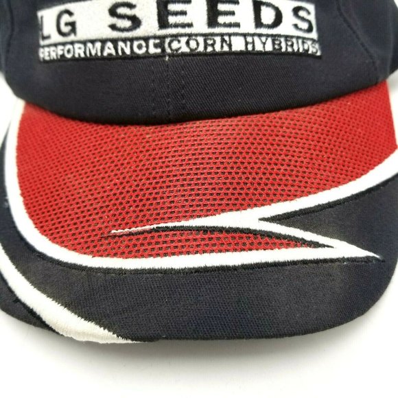 LG Seeds Farm Corn Hybrids Hat Cap K Products Brand Strapback Black Performance - Picture 3 of 7